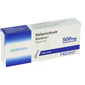 Valaciclovir Zentiva 500 Mg, Comprimé Pelliculé