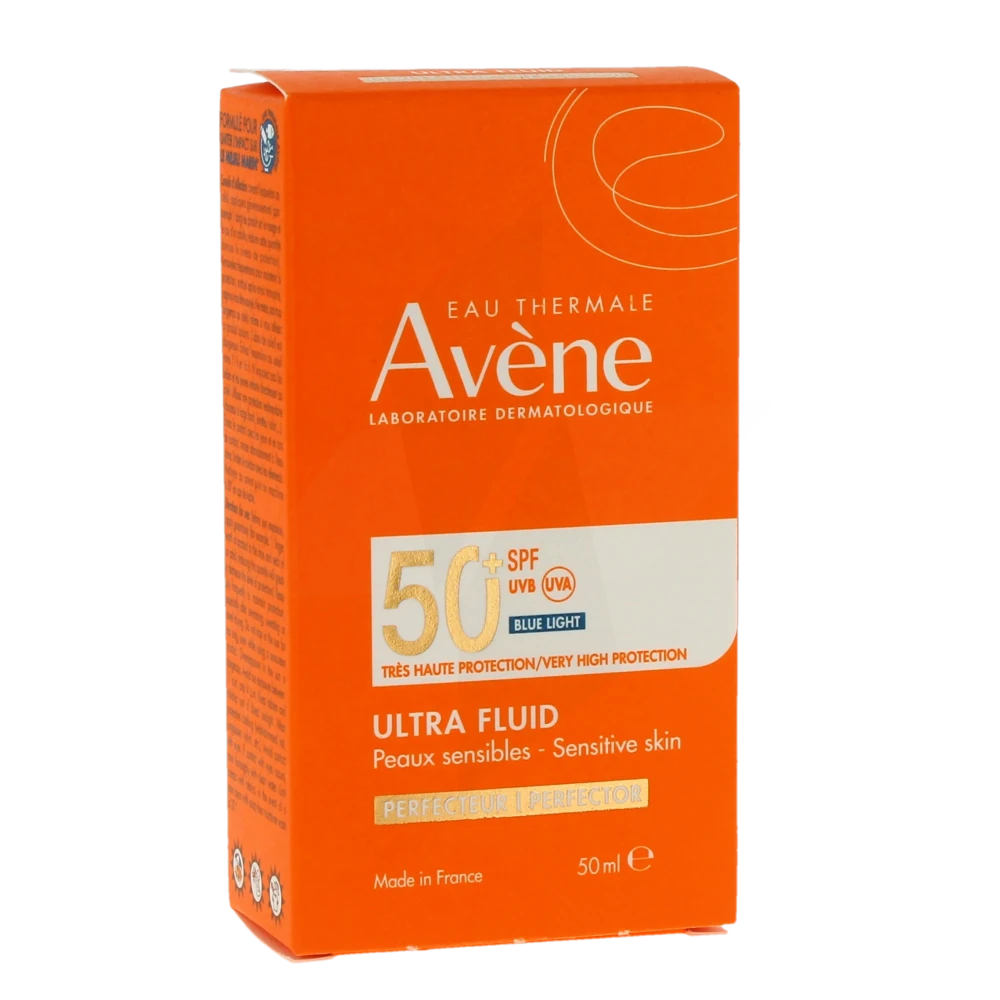 Avène Eau Thermale Solaire Ultra-fluid Spf50 + Fluide Teinté Flacon De 50 Ml