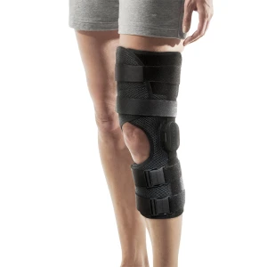 Donjoy Support Everest Ii Attelle De Genou Ligamentaire Textile Post-opératoires Articulées Xl