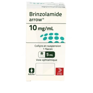 Brinzolamide Arrow 10 Mg/ml, Collyre En Suspension