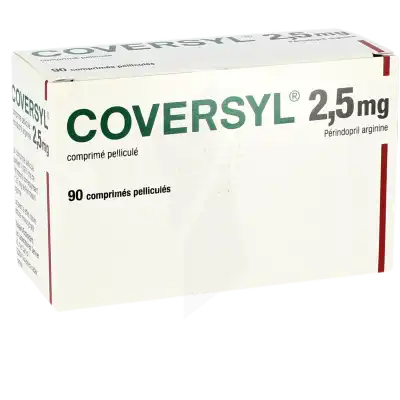 Coversyl 2,5 Mg, Comprimé Pelliculé à MONTEUX