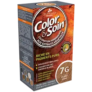 Acheter COLOR&SOIN Kit coloration permanente 7G blond doré à Fontenay-sous-Bois
