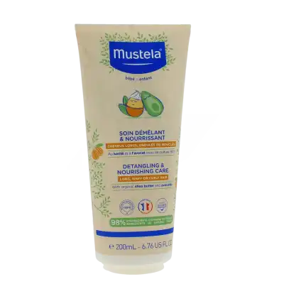 Mustela Bébé Soin Démêlant & Nourrissant Cheveux Longs Ondulés Ou Bouclés 200 Ml à MONDONVILLE