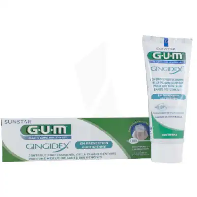 Gum Gingidex Dentifrice Protection Gencives 75ml à CUGNAUX