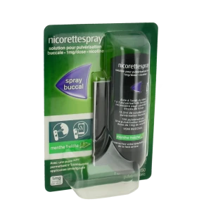 Nicorettespray 1 Mg/dose, Solution Pour Pulvérisation Buccale