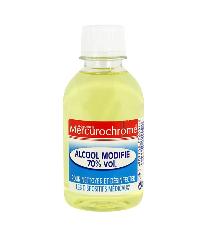 meSoigner - Mercurochrome Alcool Modifié 70% Vol 200ml