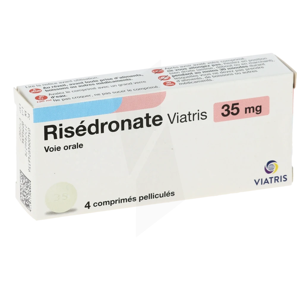 Risedronate Viatris 35 Mg, Comprimé Pelliculé
