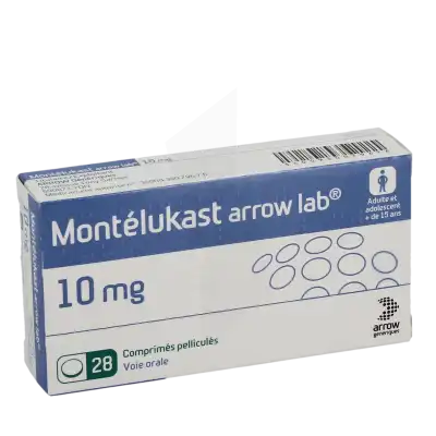 Montelukast Arrow Lab 10 Mg, Comprimé Pelliculé à MONSWILLER