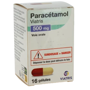 Paracetamol Viatris 500 Mg, Gélule