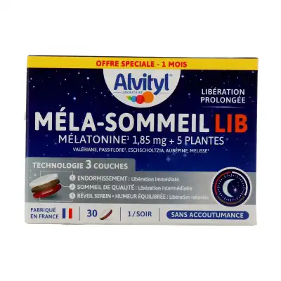 Alvityl Mela-sommeil Lib Cpr Lp 30 à YZEURE
