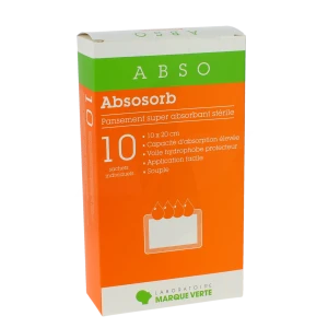 Absosorb Pans.super Abs. 10x20cm  Bt10