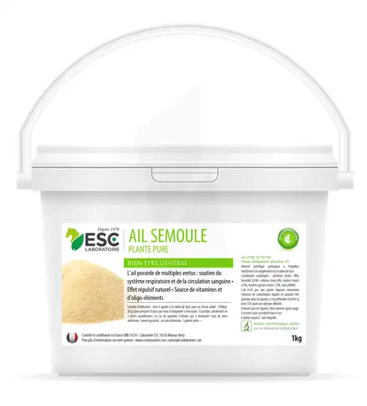 Esc Laboratoire Ail Semoule Seau 1kg