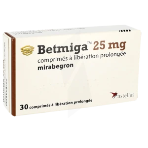 Betmiga 25 Mg, Comprimé à Libération Prolongée