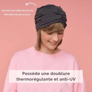 Les Franjynes Bonnet Fébibi Grey Gris Foncé