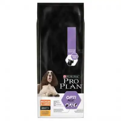 Pro Plan - Croquettes OPTIAGE Medium & Large Adult 7+ Poulet pour Chien Senior - 14Kg