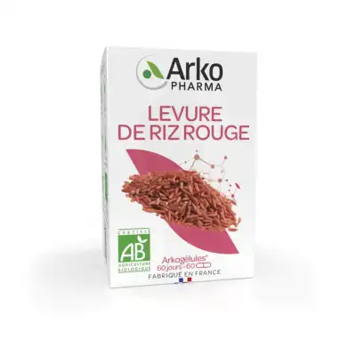 Arkogelules Levure De Riz Rouge Bio GÉl Fl/60 à CUISERY
