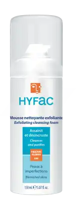 Hyfac Mousse Nettoyante Exfoliante 150ml à Fargues-  Saint Hilaire