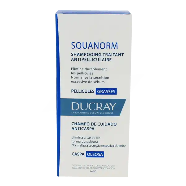 Ducray Squanorm Shampooing Pellicule Grasse 200ml