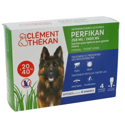 Perfikan 268 Mg/2400 Mg Solution Pour Spot-on Pour Grands Chiens, Solution Pour Spot-on à Ménilles