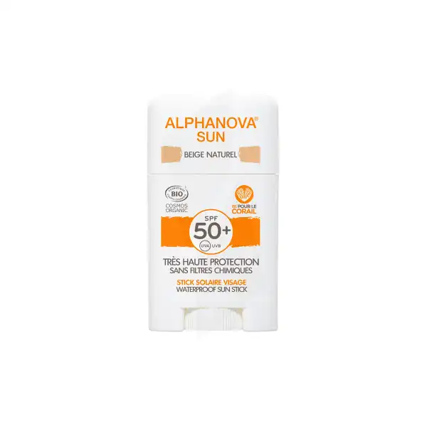 Alphanova Sun Bio Spf50+ Stick Visage Beige 12g