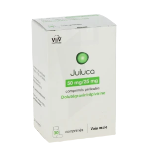 Juluca 50 Mg/25 Mg, Comprimé Pelliculé