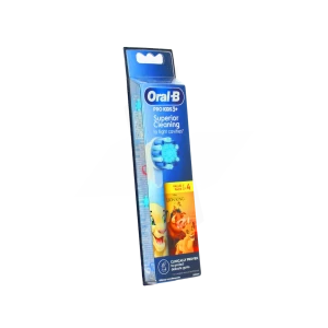 Oral B Pro Kids Brossette Roi Lion Blister/4