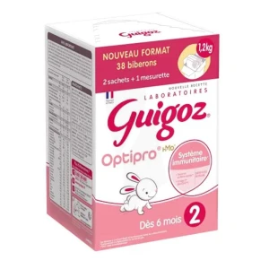 Guigoz Optipro 2 Lait Pdre 2sachets/600g