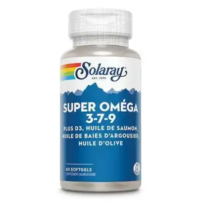 Solaray Super Oméga 3-7-9 Gélules B/60