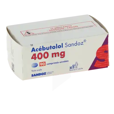 Acebutolol Sandoz 400 Mg, Comprimé Enrobé à CHENÔVE