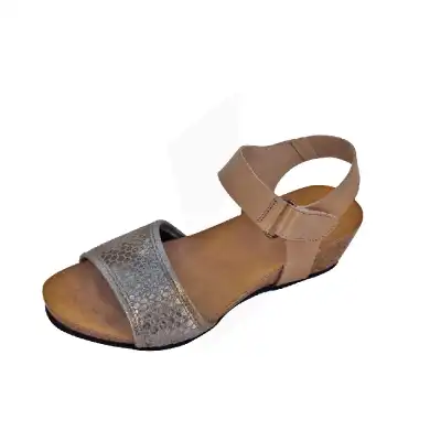 Gibaud - Sandales Camelea - Taupe Métallique- Taille 36 à VITROLLES