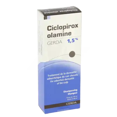 Ciclopirox Olamine Gerda 1,5 %, Shampooing à Nice