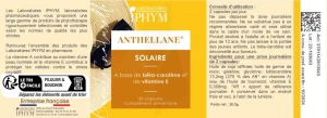 Iphym Conseil Anthellane Solaire Gélules B/60