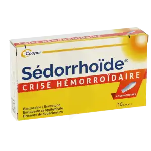 Sedorrhoide Crise Hemorroidaire, Suppositoire à MANDUEL