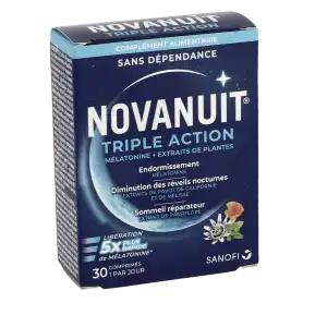 Novanuit Triple Action Comprimés B/30 à MARSEILLE