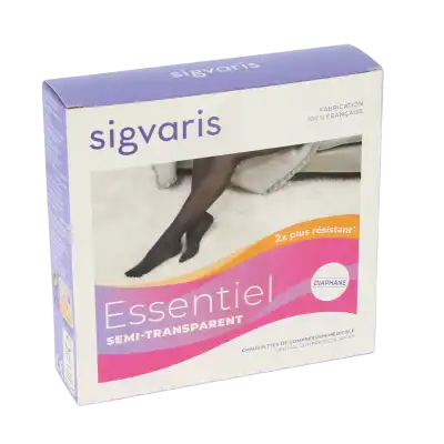 Sigvaris Essentiel Semi-transparent Chaussettes  Femme Classe 2 Naturel X Large Normal à VILLEMUR SUR TARN