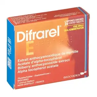 Difrarel E, Comprimé Enrobé 2plq/12 (24) à HEROUVILLE ST CLAIR