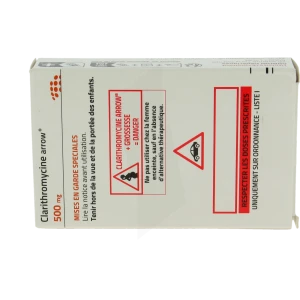 Clarithromycine Arrow 500 Mg, Comprimé Pelliculé