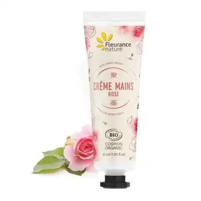 Fleurance Nature Crème Mains à La Rose Bio T/30ml à LES-PAVILLONS-SOUS-BOIS
