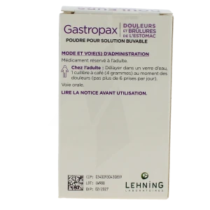 Gastropax, Poudre Pour Solution Buvable