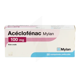 Aceclofenac Viatris 100 Mg, Comprimé Pelliculé
