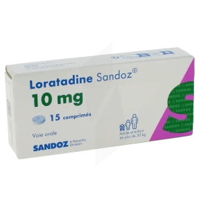 Loratadine Sandoz 10 Mg, Comprimé