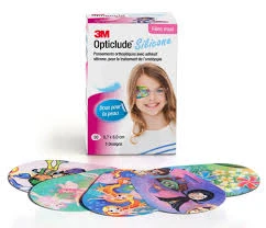Opticlude Design Girl Pansements Orthoptiques Silicone Maxi 5,7x8cm B/50