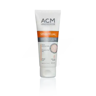 Acm Sensitélial Spf50+ Crème Solaire Teintée Claire T/40ml à VIC-FEZENSAC