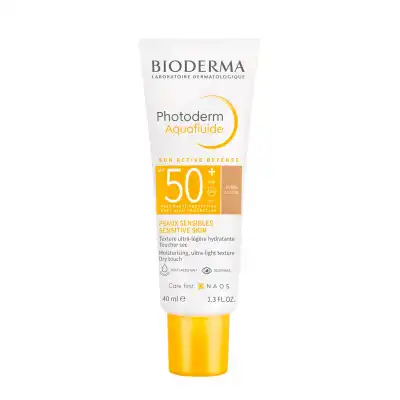 Bioderma Photoderm Spf50+ Aquafluide Teinte Dorée T/40ml à Mérignac