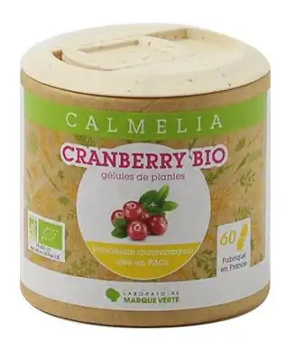 Calmelia Cranberry Bio 120mg Gélules  Boîte De 60 à Paris