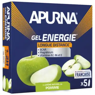 Apurna Gel énergie Longue Distance Pomme Verte 5t/35g à MARSEILLE