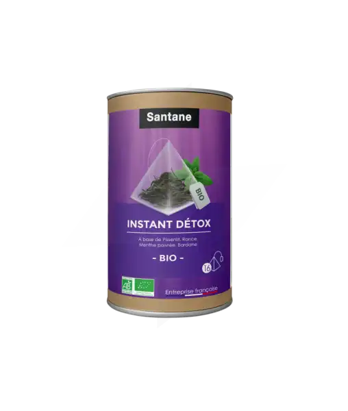 Santane Instant Détox Infusions Bio 16 Sachets