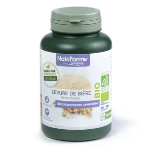 Nat&form Bio Lev De Biere Revivifiable Bio 200 Gélules Végétales