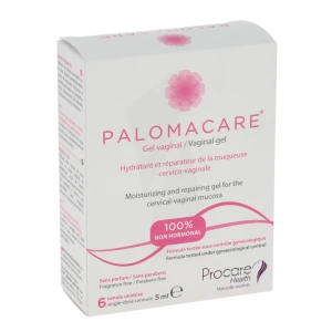 Palomacare Gel Vaginal Hydratant Réparateur 6 Canules/5ml