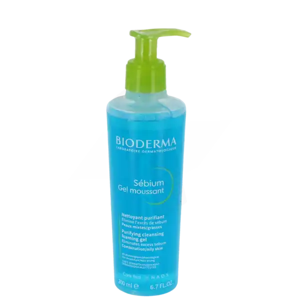 Sebium Moussant Gel Nettoyant Sans Savon Fl Pompe/200ml